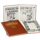 Warrington Rugby Newspaper Book - Brown Leatherette