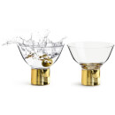 Sagaform Club Cocktail/Dessert Glasses - Gold (Set of 2)