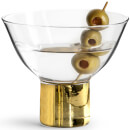 Sagaform Club Cocktail/Dessert Glasses - Gold (Set of 2)