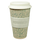 Zuperzozial Cruising Bamboo/Corn Travel Mug - DNA Blue