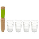 Cookut Morry We Are Mojito Tool Set with 4 Glasses