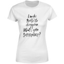 I Make Prosecco Disappear, What's Your Super Power? Women's T-Shirt - White