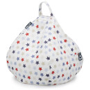 iBeani iPad, Tablet and eReader Bean Bag Stand - Blue and Red Stars