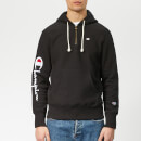 Champion Men's Half Zip Over Head Hoodie - Black