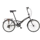 Viking Metropolis 6sp Folding Bike - Black 20" Wheel