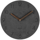 Karlsson Wall Clock Dura Korean Wood - Black