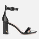 Kurt Geiger London Women's Langley Patent Block Heeled Sandals - Black