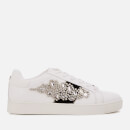 Carvela Women's Lustre3 Leather Low Top Trainers - White