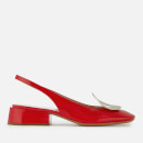 Mulberry Women's Block Heeled Sling Back Shoes - Red