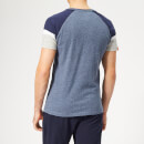 Superdry Men's Orange Label Engineered Sleeve Baseball T-Shirt - Pacific Blue Heather