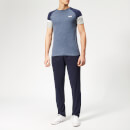 Superdry Men's Orange Label Engineered Sleeve Baseball T-Shirt - Pacific Blue Heather