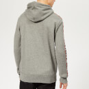 Superdry Men's Vintage Logo Repeat Panel Hoody - Podium Mid Grey Grit
