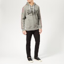 Superdry Men's Vintage Logo Repeat Panel Hoody - Podium Mid Grey Grit