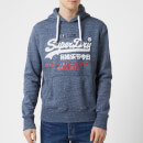 Superdry Men's Premium Goods Tri Infill Hoody - Pacific Blue Heather