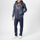 Superdry Men's Orange Label Zip Hoody - Abyss Navy Feeder Stripe
