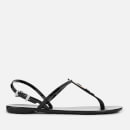 Karl Lagerfeld Women's Jelly Karl Ikonic Sandals - Black