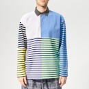 JW Anderson Men's Patchwork Rugby - China Blue