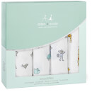 aden + anais Classic Swaddle 4 Pack Jungle Jam