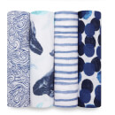 aden + anais Classic Swaddles 4-Pack Seafaring