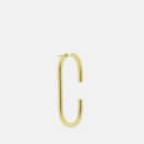 Maria Black Women's Oval Earring - Gold
