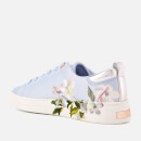 Ted Baker Women's Orosa Floral Low Top Trainers - Graceful Blue