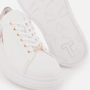 Ted Baker Women's Ailbe 3 Leather Flatform Trainers - White Narnia