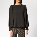 Ganni Women's Clark Blouse - Black