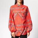 Ganni Women's Faulkner Shirt - Fiery Red