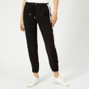 MICHAEL MICHAEL KORS Women's Stripe Track Pants - Black/White