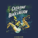 Universal Monsters Creature From The Black Lagoon Vintage Poster Men's T-Shirt - Navy