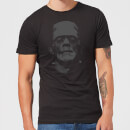 Universal Monsters Frankenstein Black and White Men's T-Shirt - Black