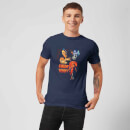 Universal Monsters The Mummy Vintage Poster Men's T-Shirt - Navy