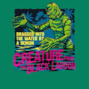 Universal Monsters Creature From The Black Lagoon Retro Men's T-Shirt - Kelly Green