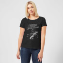 Universal Monsters Creature From The Black Lagoon Black and White Women's T-Shirt - Black