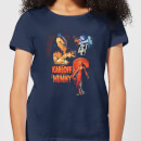Universal Monsters The Mummy Vintage Poster Women's T-Shirt - Navy