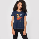 Universal Monsters The Mummy Vintage Poster Women's T-Shirt - Navy