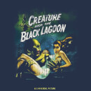 Universal Monsters Creature From The Black Lagoon Vintage Poster Women's T-Shirt - Navy