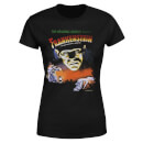 Universal Monsters Frankenstein Vintage Poster Women's T-Shirt - Black