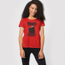 Universal Monsters Dracula Illustrated Women's T-Shirt - Red