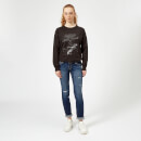 Universal Monsters Creature From The Black Lagoon Black and White Women's Sweatshirt - Black