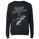 Universal Monsters Creature From The Black Lagoon Black and White Women's Sweatshirt - Black