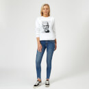 Universal Monsters The Mummy Portrait Women's Sweatshirt - White
