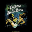 Universal Monsters Creature From The Black Lagoon Vintage Poster Sweatshirt - Black