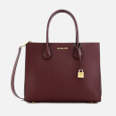 MICHAEL MICHAEL KORS Women's Mercer Accordion Tote Bag - Oxblood