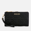 MICHAEL MICHAEL KORS Women's Double Zip Wristlet - Black Fluro