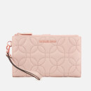 MICHAEL MICHAEL KORS Women's Double Zip Wristlet - Soft Pink Fluro