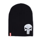 Marvel Punisher Men's Logo Slouchy Beanie Hat - Black