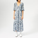 Ganni Women's Elm Georgette Dress - Heather
