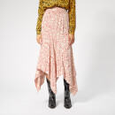 Ganni Women's Goldstone Crepe Skirt - Egret