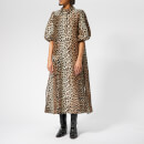 Ganni Women's Cedar Dress - Leopard